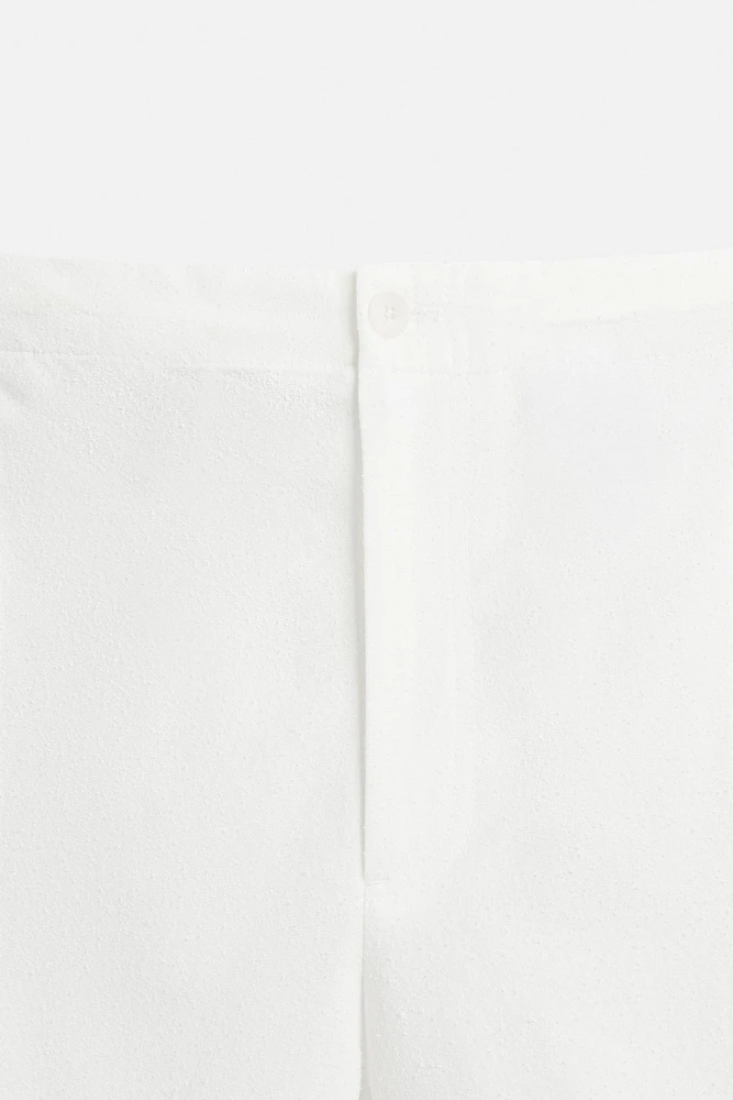 BERMUDA TEXTURÉ BOUCLÉ