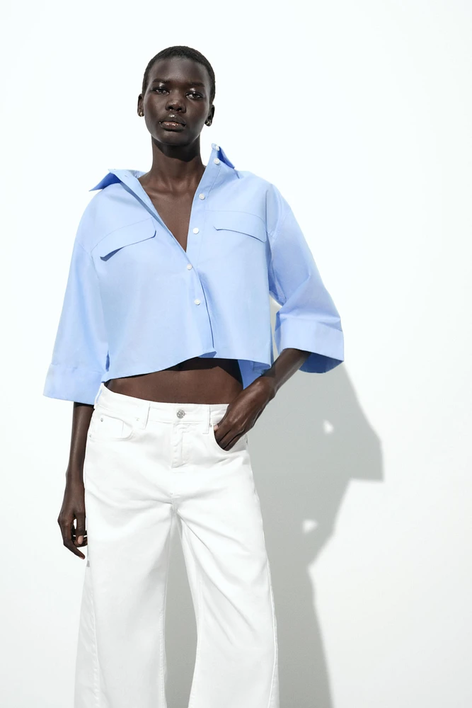 CHEMISE OXFORD COURTE