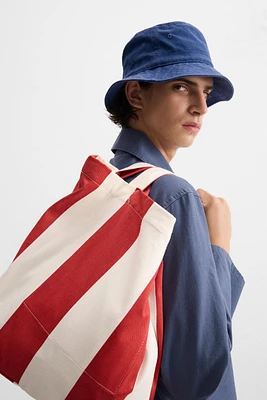 FABRIC SHOPPER BAG
