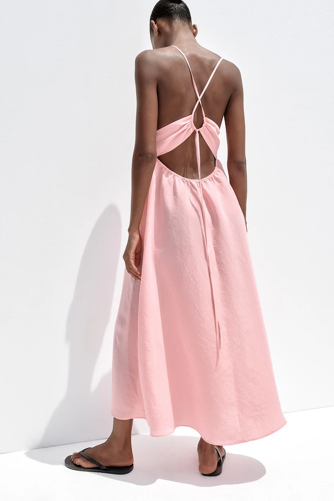 FLOWY MIDI DRESS