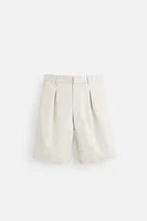 BERMUDA COTON - LIN PLIS