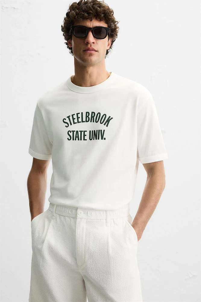 T-SHIRT INSCRIPTION RIB