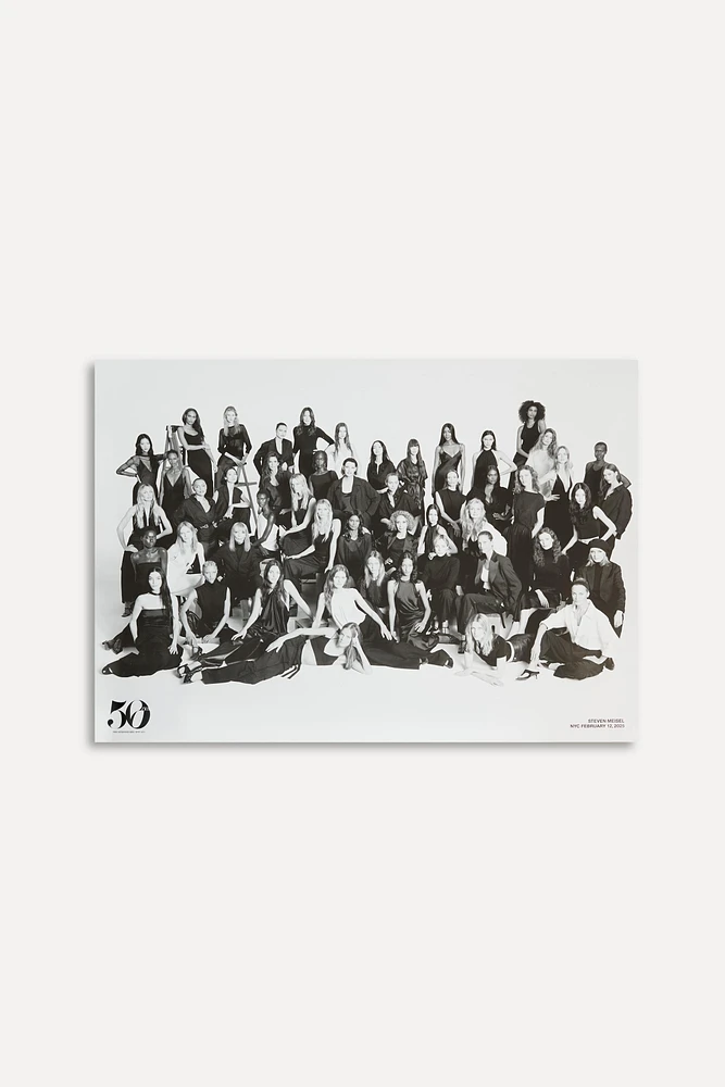 POSTER ZARA PHOTO STEVEN MEISEL 50TH ANNIVERSARY