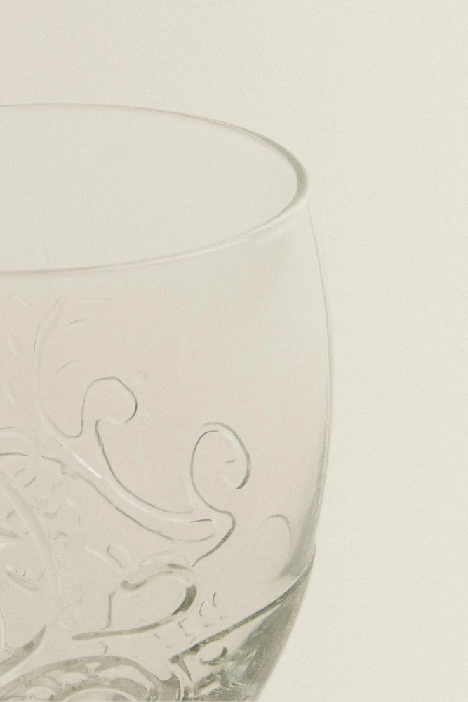 VERRE RELIEF FLORAL