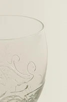 VERRE RELIEF FLORAL