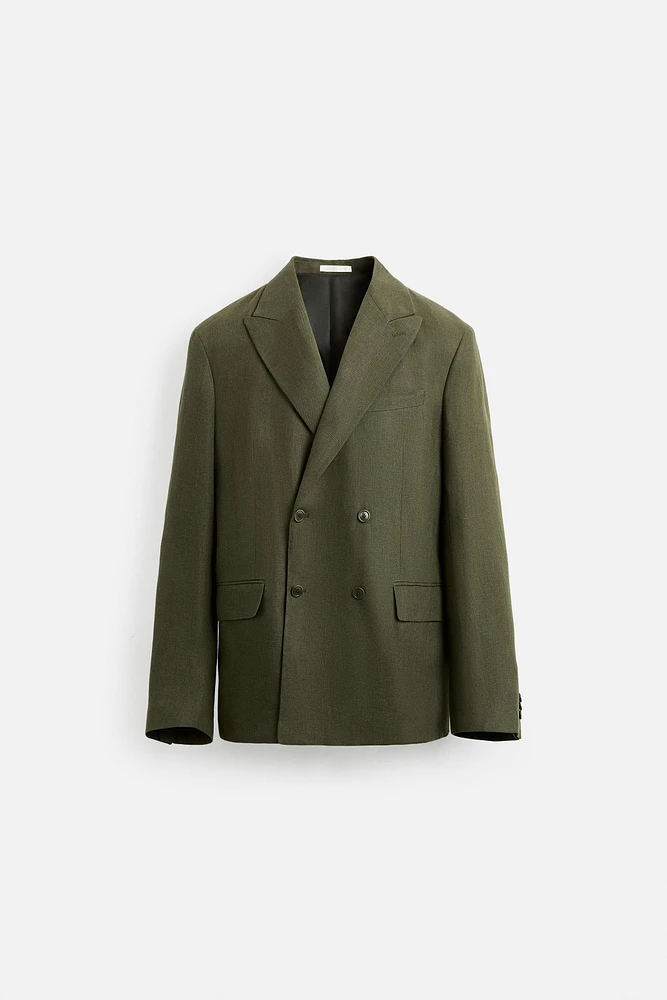 100% LINEN SUIT BLAZER