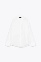 CHEMISE OVERSIZE EN GASE