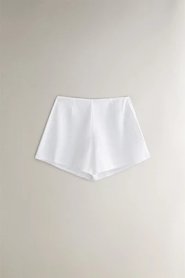 STRETCH COTTON JERSEY SHORTS