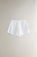 STRETCH COTTON JERSEY SHORTS