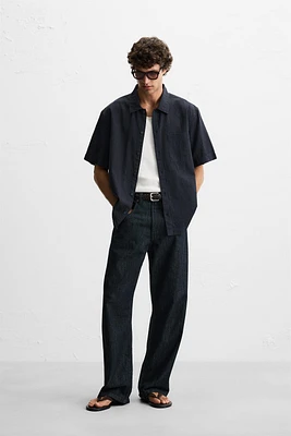 CHEMISE JACQUARD COTON - LYOCELL