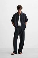CHEMISE JACQUARD COTON - LYOCELL