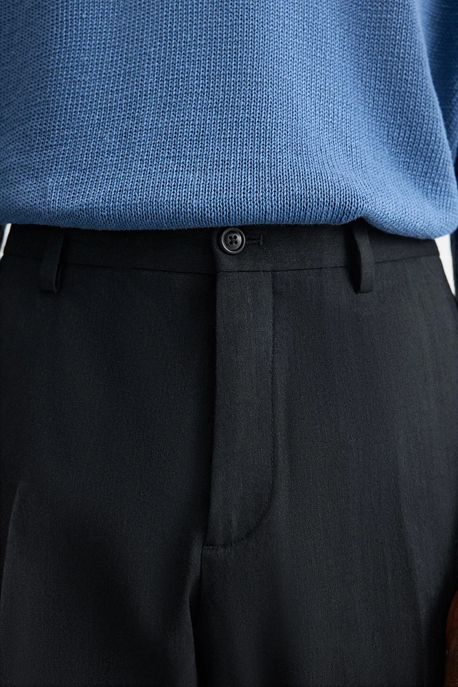 PANTALON DE COSTUME AVEC CHANVRE - LAINE