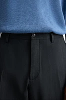 HEMP WOOL SUIT PANTS
