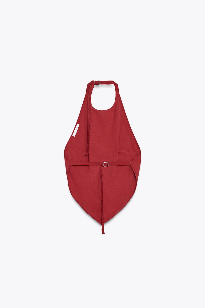 OPEN-BACK HALTER TOP