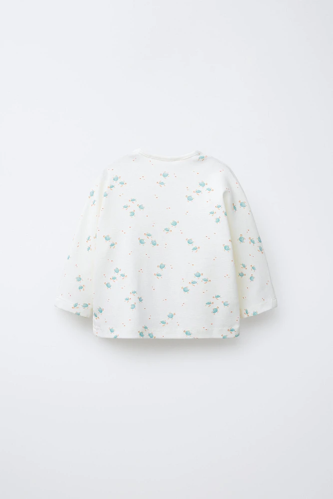 T-SHIRT À IMPRIMÉ TORTUES