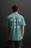 PERFORATED PRINT TRAINING T-SHIRT