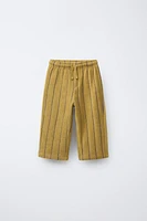 PANTALON SERVIETTE RAYÉ TISSÉ