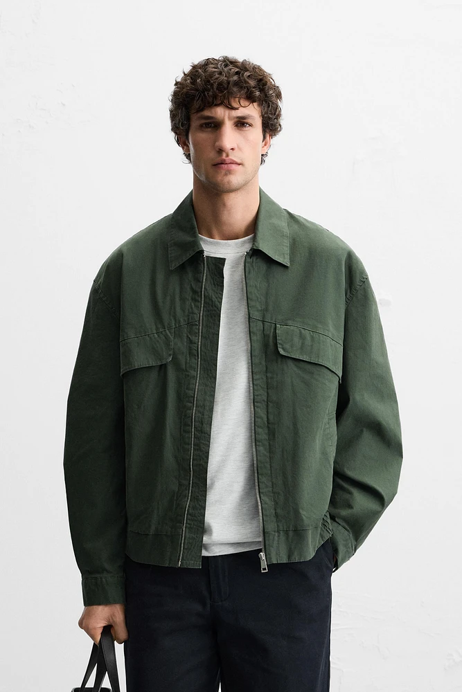 BLOUSON LÉGER À POCHES