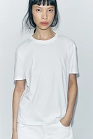 T-SHIRT BASIQUE EN COTON