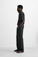 CHEMISE BRODERIE CONTRASTÉE