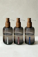 ENSEMBLE CORBEILLE DISTRIBUTEURS SAVON (LOT DE 4)