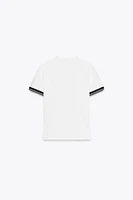 CONTRAST TRIM T-SHIRT