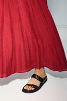 BUCKLED SANDALS
