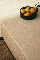 JACQUARD LEAF TABLECLOTH