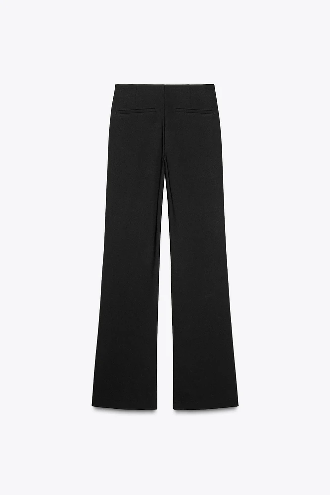 HIGH-WAISTED FLARE PANTS