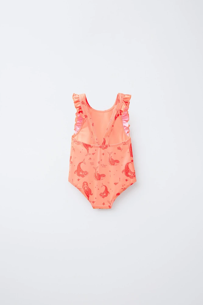 2-6 ANS/ MAILLOT DE BAIN SIRÈNES VOLANTS