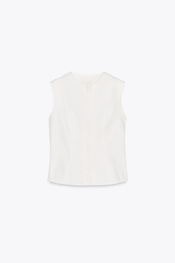 ZW COLLECTION DENIM TOP