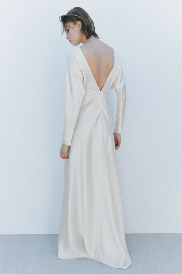 zara limited edition satin dress Zara limited edition halter satin dress -size small & medium #limitededition