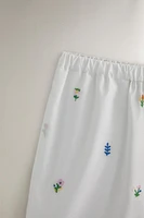 SHORT COTON MINI-FLEUR