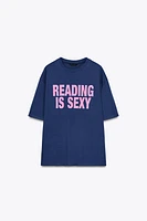 OVERSIZED TEXT T-SHIRT