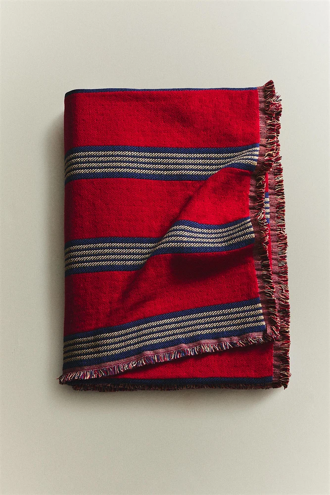 PLAID COTON RAYURES