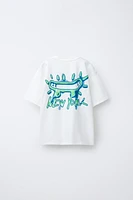 T-SHIRT SKATE NÉON