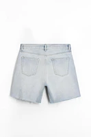 BERMUDA EN DENIM DÉCHIRÉ ZW COLLECTION