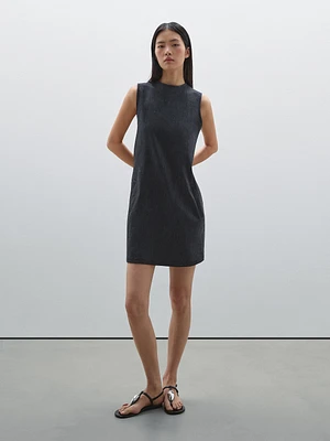 Mini-robe denim 100 coton