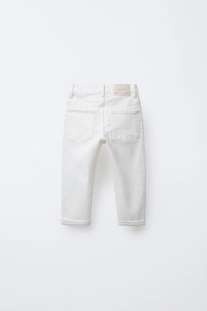 PANTALON EN SERGÉ REGULAR