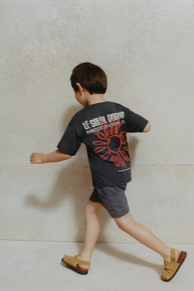 T-SHIRT IMPRIMÉ TEXTE SOL