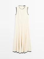 Robe portefeuille contrastante