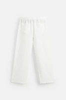 RELAXED FIT 100% LINEN PANTS