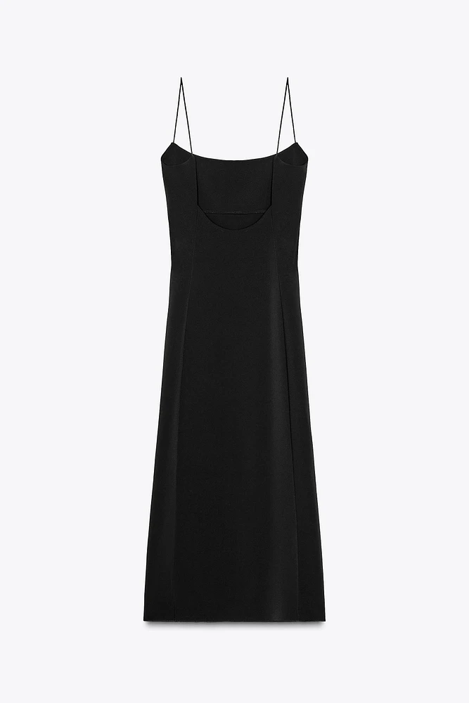 STRETCH MIDI DRESS
