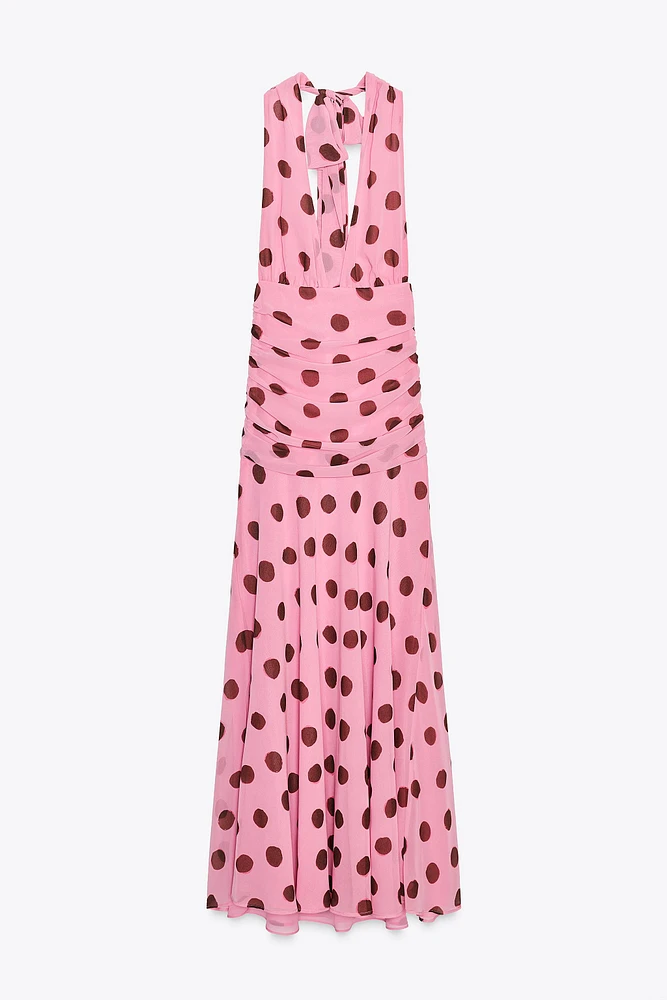 POLKA DOT MAXI DRESS