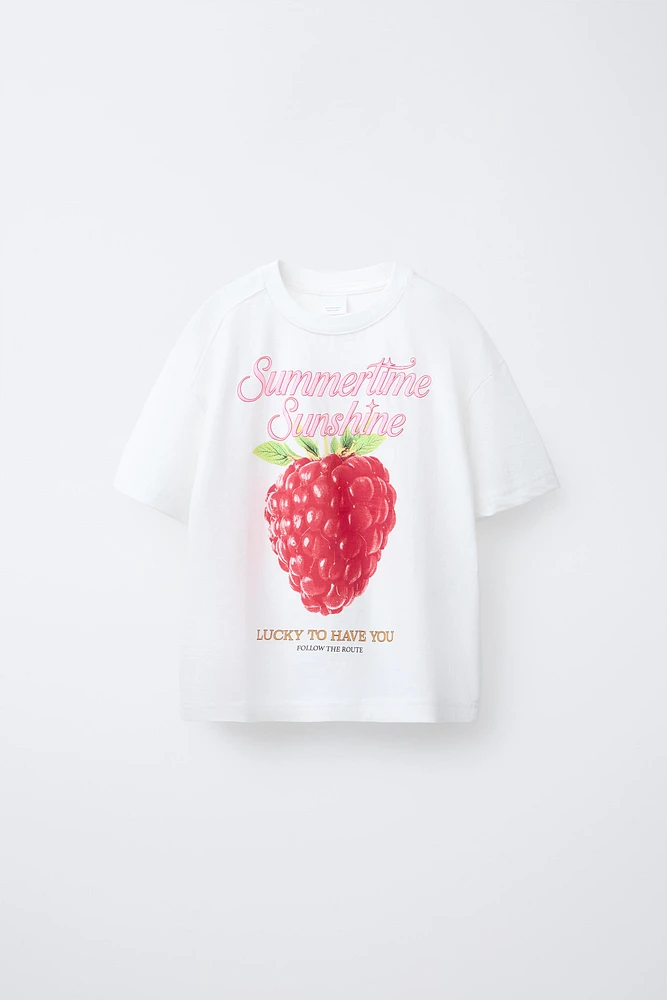 T-SHIRT À IMPRIMÉ FRUITS