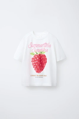 T-SHIRT À IMPRIMÉ FRUITS