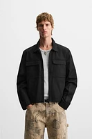 REGULAR FIT ZIPPER OVERSHIRT