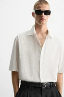 CHEMISE RELAXED FIT TEXTURÉE