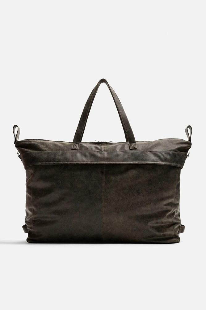 SAC CABAS EN CUIR