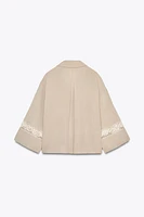 EMBROIDERED SLEEVE SHIRT